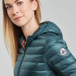 Vêtements Femme Doudounes JOTT CLOE Vert -Manteaux Soldes Magasin 19840385 500 E