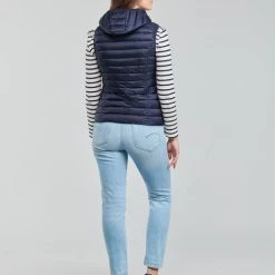 Vêtements Femme Doudounes JOTT MALI Marine -Manteaux Soldes Magasin 19840388 500 D