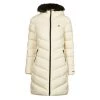 Vêtements Femme Doudounes Calvin Klein Jeans LONG FITTED DOWN PUFFER Beige -Manteaux Soldes Magasin 19847671 500 A