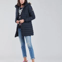 Vêtements Femme Doudounes Superdry SUPER FUJI JACKET Bleu 9 Vêtements Femme Doudounes Superdry SUPER FUJI JACKET Bleu -Manteaux Soldes Magasin 19858251 500 C