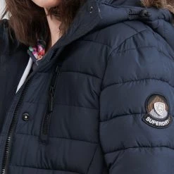 Vêtements Femme Doudounes Superdry SUPER FUJI JACKET Bleu 11 Vêtements Femme Doudounes Superdry SUPER FUJI JACKET Bleu -Manteaux Soldes Magasin 19858251 500 E