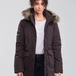 Vêtements Femme Parkas Superdry EVEREST PARKA Noir