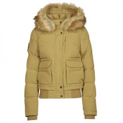 Vêtements Femme Doudounes Superdry EVEREST BOMBER Marron clair