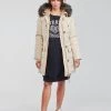 Vêtements Femme Parkas Superdry NEW ROOKIE DOWN PARKA Blanc -Manteaux Soldes Magasin 19858265 500 B