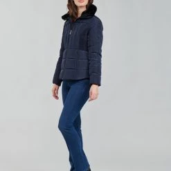 Vêtements Femme Doudounes Chattawak CLIP MARINE -Manteaux Soldes Magasin 19865365 500 C