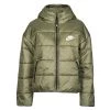 Vêtements Femme Doudounes Nike W NSW TF RPL CLASSIC HD JKT Kaki / Blanc -Manteaux Soldes Magasin 19900504 500 A
