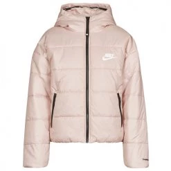 Vêtements Femme Doudounes Nike W NSW TF RPL CLASSIC HD JKT Rose / Noir / Blanc