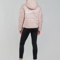 Vêtements Femme Doudounes Nike W NSW TF RPL CLASSIC HD JKT Rose / Noir / Blanc -Manteaux Soldes Magasin 19900506 500 D