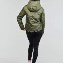 Vêtements Femme Doudounes Nike W NSW TF RPL CLASSIC TAPE JKT Kaki / Noir / Blanc -Manteaux Soldes Magasin 19900509 500 D