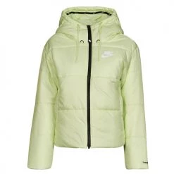 Vêtements Femme Doudounes Nike W NSW TF RPL CLASSIC TAPE JKT Vert / Noir / Blanc