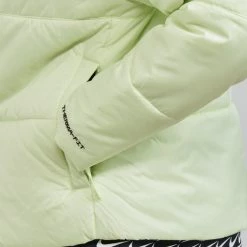 Vêtements Femme Doudounes Nike W NSW TF RPL CLASSIC TAPE JKT Vert / Noir / Blanc -Manteaux Soldes Magasin 19900510 500 E