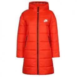 Vêtements Femme Doudounes Nike W NSW TF RPL CLASSIC HD PARKA Rouge / Noir / Blanc