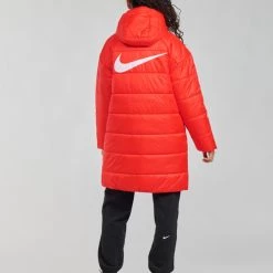 Vêtements Femme Doudounes Nike W NSW TF RPL CLASSIC HD PARKA Rouge / Noir / Blanc -Manteaux Soldes Magasin 19900517 500 D