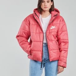 Vêtements Femme Doudounes Nike W NSW TF RPL CLASSIC HD JKT Rose / Noir / Blanc -Manteaux Soldes Magasin 19900554 500 B