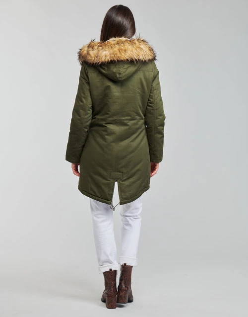 Vêtements Femme Parkas Betty London PAKERETTE Kaki 6 Vêtements Femme Parkas Betty London PAKERETTE Kaki – Image 4
