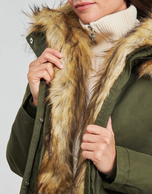 Vêtements Femme Parkas Betty London PAKERETTE Kaki 7 Vêtements Femme Parkas Betty London PAKERETTE Kaki – Image 5