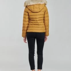 Vêtements Femme Doudounes Tommy Jeans TJW BASIC HOODED DOWN JACKET Moutarde 10 Vêtements Femme Doudounes Tommy Jeans TJW BASIC HOODED DOWN JACKET Moutarde -Manteaux Soldes Magasin 19913459 500 D