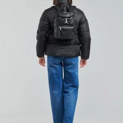 Vêtements Femme Doudounes Tommy Jeans TJW MODERN PUFFER JACKET Noir -Manteaux Soldes Magasin 19913460 500 D