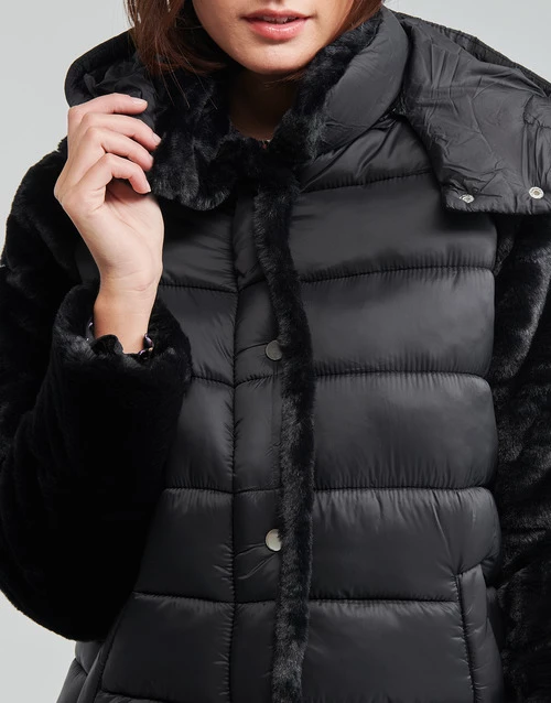 Vêtements Femme Doudounes Molly Bracken OR163H21 Noir 7 Vêtements Femme Doudounes Molly Bracken OR163H21 Noir – Image 5