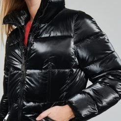 Vêtements Femme Doudounes Molly Bracken HA023H21 Noir -Manteaux Soldes Magasin 19934711 500 E