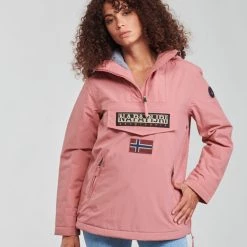 Vêtements Femme Parkas Napapijri RAINFOREST WINTER Rose