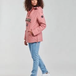 Vêtements Femme Parkas Napapijri RAINFOREST WINTER Rose -Manteaux Soldes Magasin 19934951 500 C
