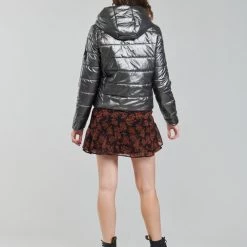 Vêtements Femme Doudounes Ikks BETHANY Argent -Manteaux Soldes Magasin 20009778 500 D