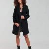 Vêtements Femme Manteaux Ikks BETA Noir -Manteaux Soldes Magasin 20009781 500 B