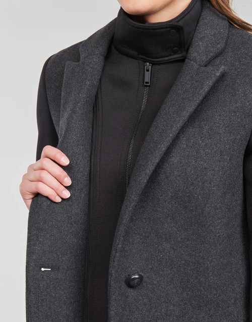 Vêtements Femme Manteaux Ikks HERRO Gris 7 Vêtements Femme Manteaux Ikks HERRO Gris – Image 5