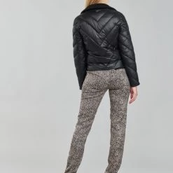 Vêtements Femme Doudounes Ikks DAMIA Noir -Manteaux Soldes Magasin 20009789 500 D