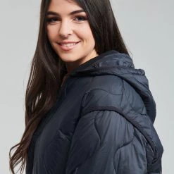 Vêtements Femme Doudounes Esprit PAR LL ROUND QU Noir 11 Vêtements Femme Doudounes Esprit PAR LL ROUND QU Noir -Manteaux Soldes Magasin 20034755 500 E