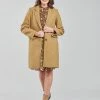 Vêtements Femme Manteaux Esprit WOR LL F BLZ CT Marron -Manteaux Soldes Magasin 20034766 500 B