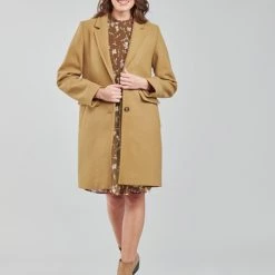 VĂȘtements Femme Manteaux Esprit WOR LL F BLZ CT Marron