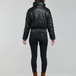 Vêtements Femme Doudounes Liu Jo WF1270 Noir -Manteaux Soldes Magasin 20057718 500 D