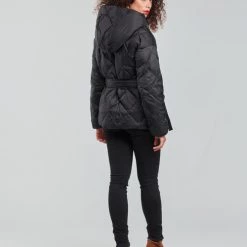 Vêtements Femme Doudounes Liu Jo WF1064 Noir -Manteaux Soldes Magasin 20057719 500 D