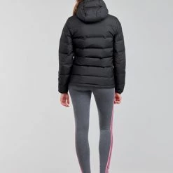 Vêtements Femme Doudounes adidas Performance WHELIONIC Noir -Manteaux Soldes Magasin 20080734 500 D