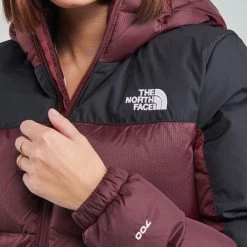 Vêtements Femme Doudounes The North Face W DIABLO DOWN HD Rouge / Noir -Manteaux Soldes Magasin 20088416 500 E