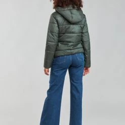 Vêtements Femme Doudounes G-Star Raw MEEFIC HDD PDD JACKET WMN Gris / Vert -Manteaux Soldes Magasin 20099929 500 D