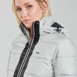 Vêtements Femme Doudounes G-Star Raw MEEFIC HDD PDD JACKET WMN Gris -Manteaux Soldes Magasin 20099930 500 E