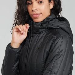 Vêtements Femme Doudounes G-Star Raw MEEFIC VERTICAL QUILTED JACKET Noir -Manteaux Soldes Magasin 20099931 500 E