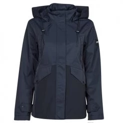 Vêtements Femme Parkas Aigle OBESTAW Marine -Manteaux Soldes Magasin 20100785 500 A