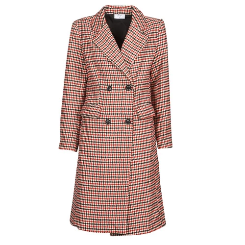 Vêtements Femme Manteaux Betty London PIVENE Noir / Rouge 4 Vêtements Femme Manteaux Betty London PIVENE Noir / Rouge – Image 2