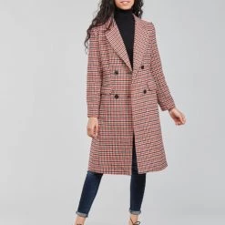 Vêtements Femme Manteaux Betty London PIVENE Noir / Rouge