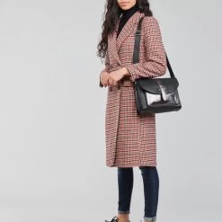 Vêtements Femme Manteaux Betty London PIVENE Noir / Rouge 9 Vêtements Femme Manteaux Betty London PIVENE Noir / Rouge -Manteaux Soldes Magasin 20111890 500 C