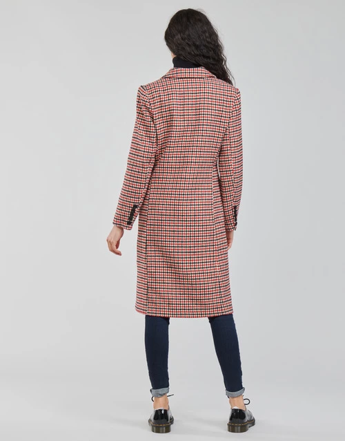 Vêtements Femme Manteaux Betty London PIVENE Noir / Rouge 6 Vêtements Femme Manteaux Betty London PIVENE Noir / Rouge – Image 4