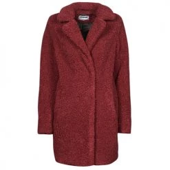 Vêtements Femme Manteaux Noisy May NMGABI Bordeaux -Manteaux Soldes Magasin 20143806 500 A
