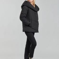 Vêtements Femme Doudounes Noisy May NMTALLY Noir 9 Vêtements Femme Doudounes Noisy May NMTALLY Noir -Manteaux Soldes Magasin 20143818 500 C