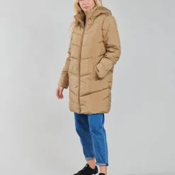 Vêtements Femme Manteaux Vila VIADAYA Camel -Manteaux Soldes Magasin 20159027 500 C