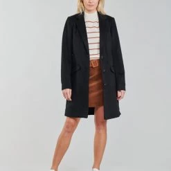 Vêtements Femme Manteaux Vila VILEOVITA Noir