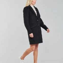 Vêtements Femme Manteaux Vila VILEOVITA Noir 8 Vêtements Femme Manteaux Vila VILEOVITA Noir -Manteaux Soldes Magasin 20159037 500 C